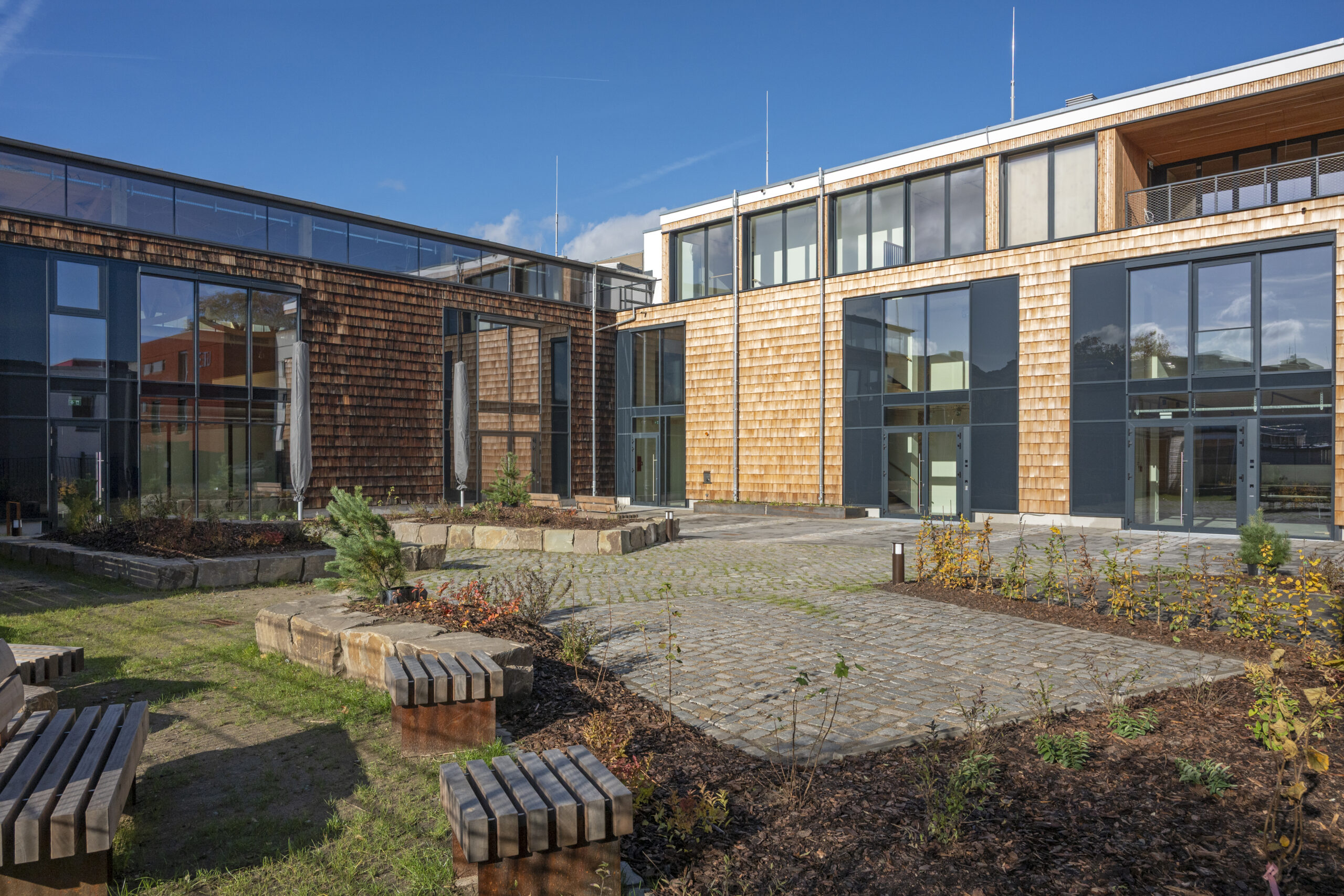 Begrünung der Außenflächen